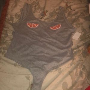 Gray tank top Leotard